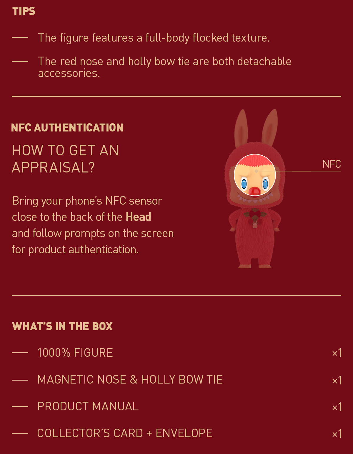 ゲームキャラクター MEGA LABUBU WINTER Chrismas 1000% MEGA LABUBU 1000% Winter Holiday - POP MART (United States)