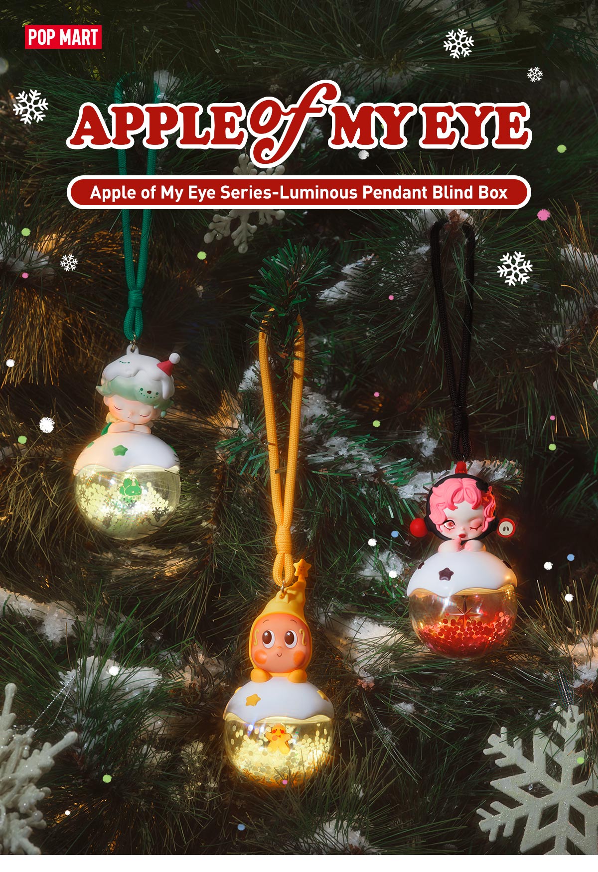 POP NOW:Apple of My Eye Series-Luminous Pendant Blind Box - POP