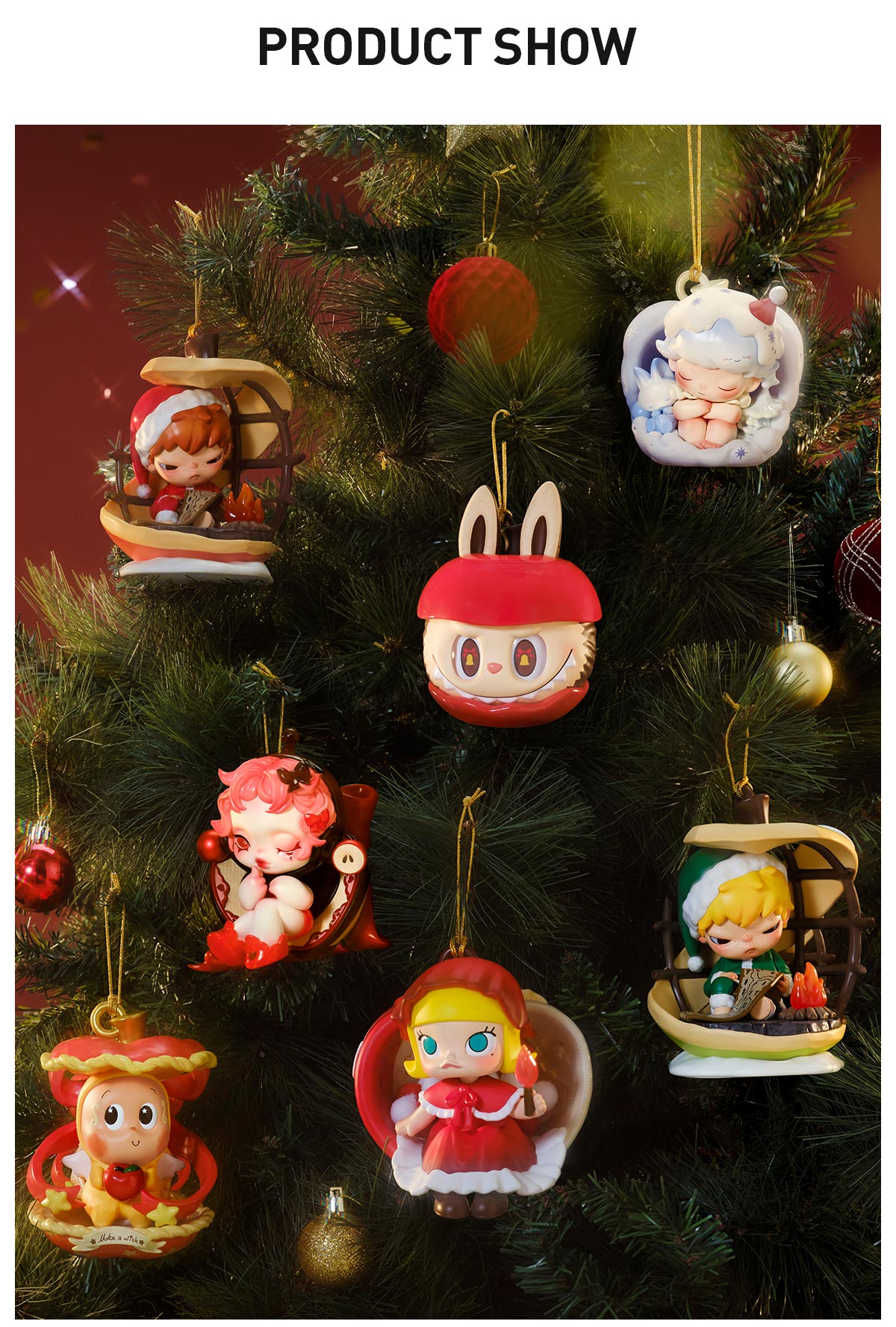 POPMART APPLE OF EYE クリスマスオーナメント　6種セット POP NOW:Apple of My Eye Series Figures - POP MART (United States)