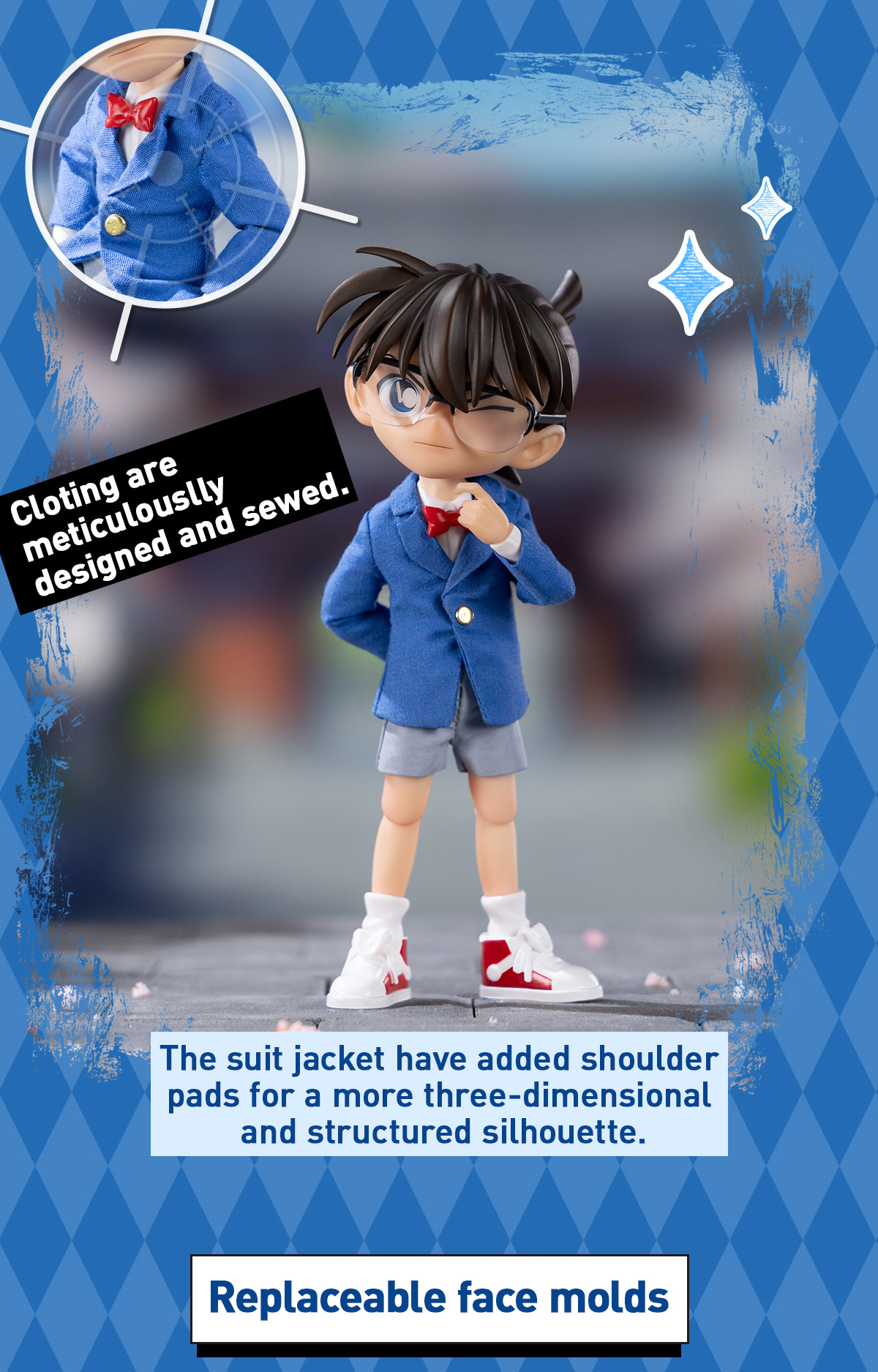 Detective Conan Series-Edogawa Conan Action Figurre - POP MART