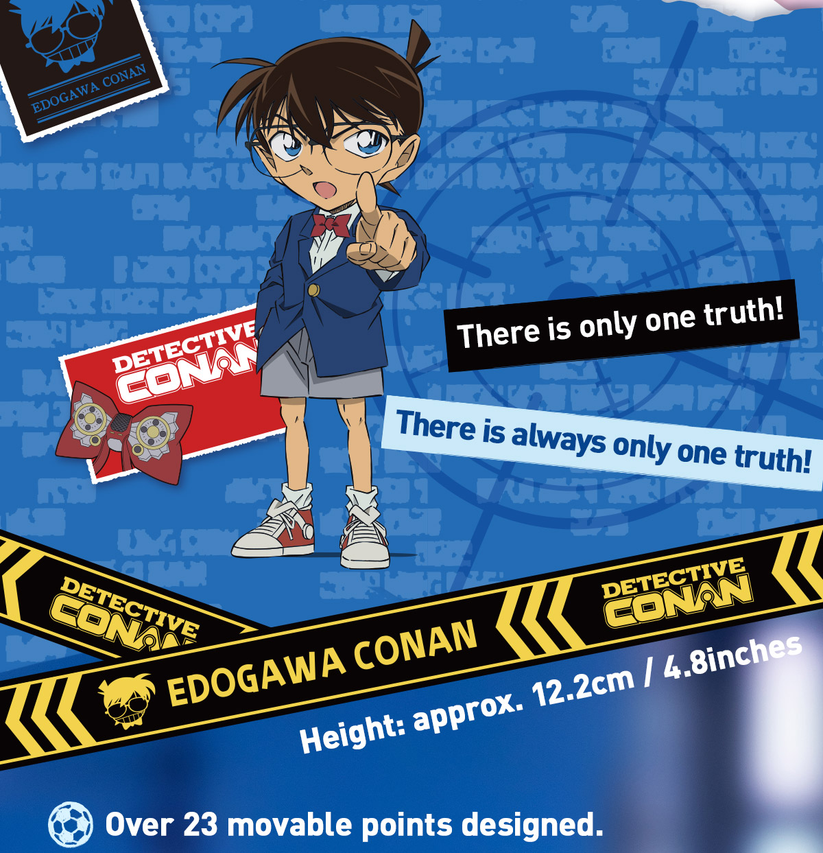 Detective Conan Series-Edogawa Conan Action Figure|POP MART US