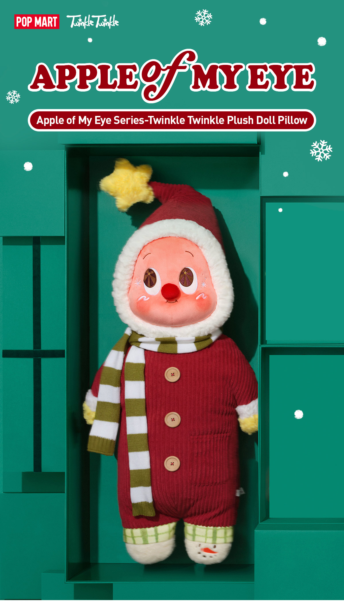 Apple of My Eye Series-Twinkle Twinkle Plush Doll Pillow - POP