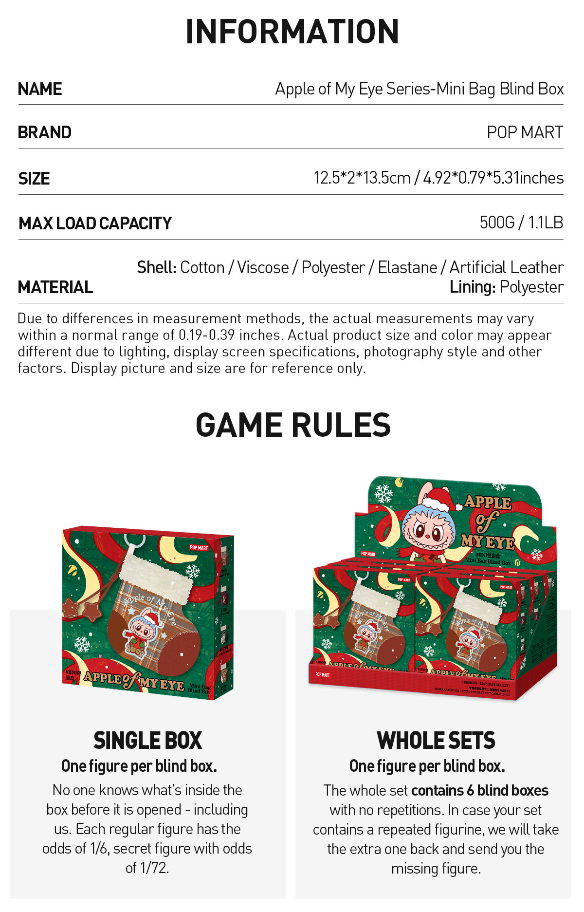 POP NOW:Apple of My Eye Series-Mini Bag Blind Box - POP MART