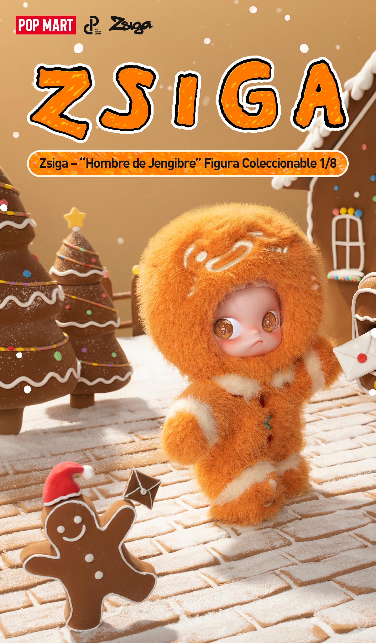 Zsiga – “Hombre de Jengibre” Figura Coleccionable 1/8