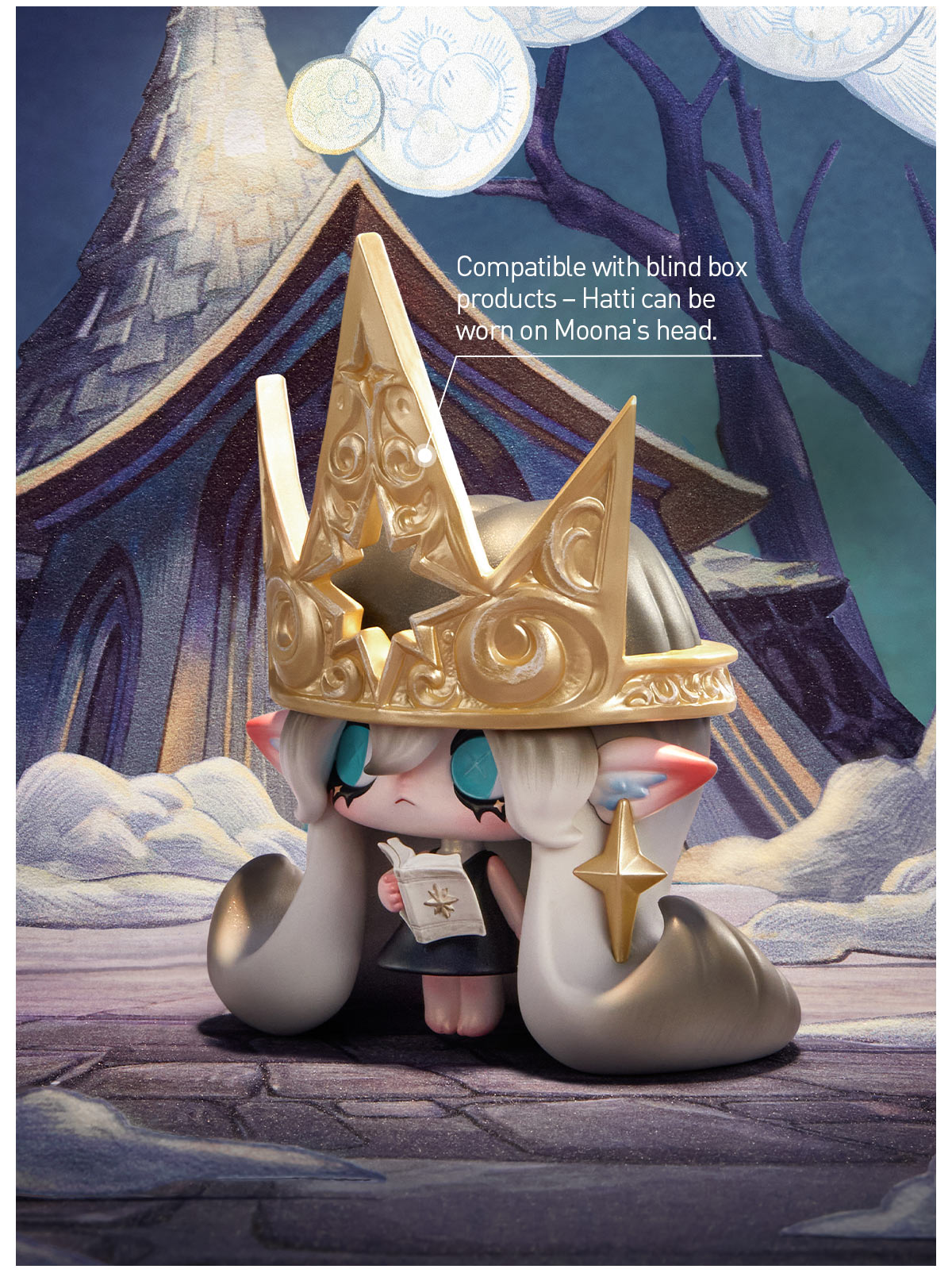 POPMART 1001moons 4種セット ポップマート 1001MOONS - Moona Guardian of Stars Figure - POP MART (United States)