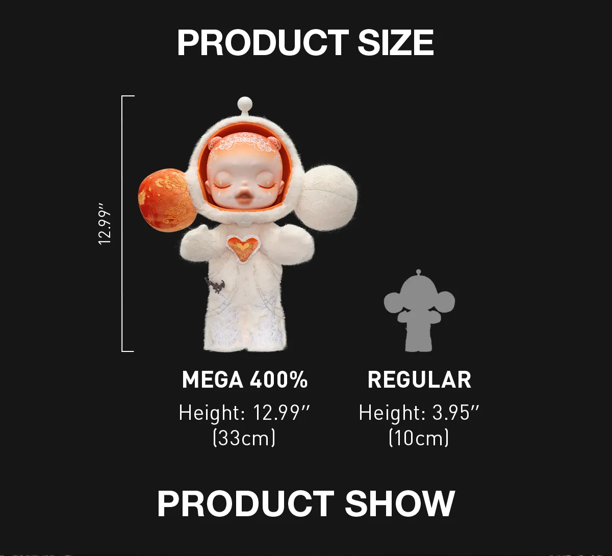 MEGA α SKULLPANDA 400% White Moon - POP MART (United States)