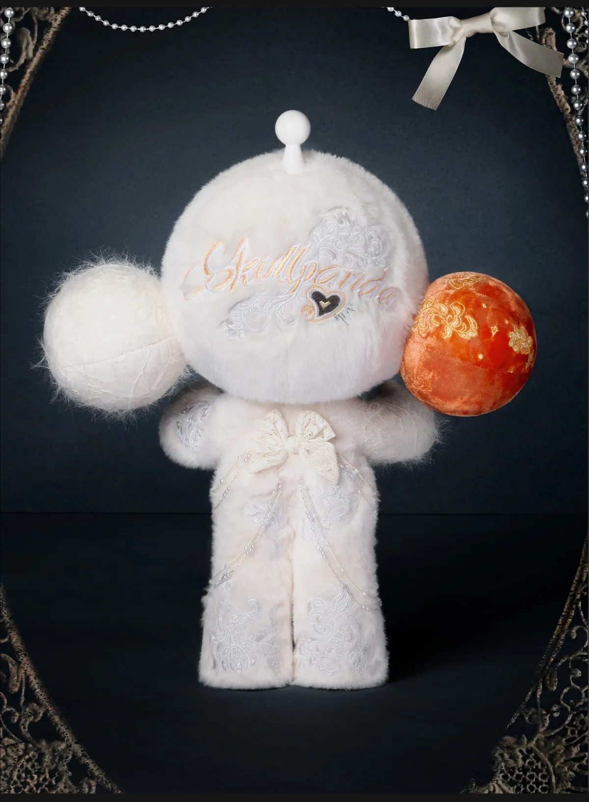 MEGA α SKULLPANDA 400% White Moon - POP MART (United States)