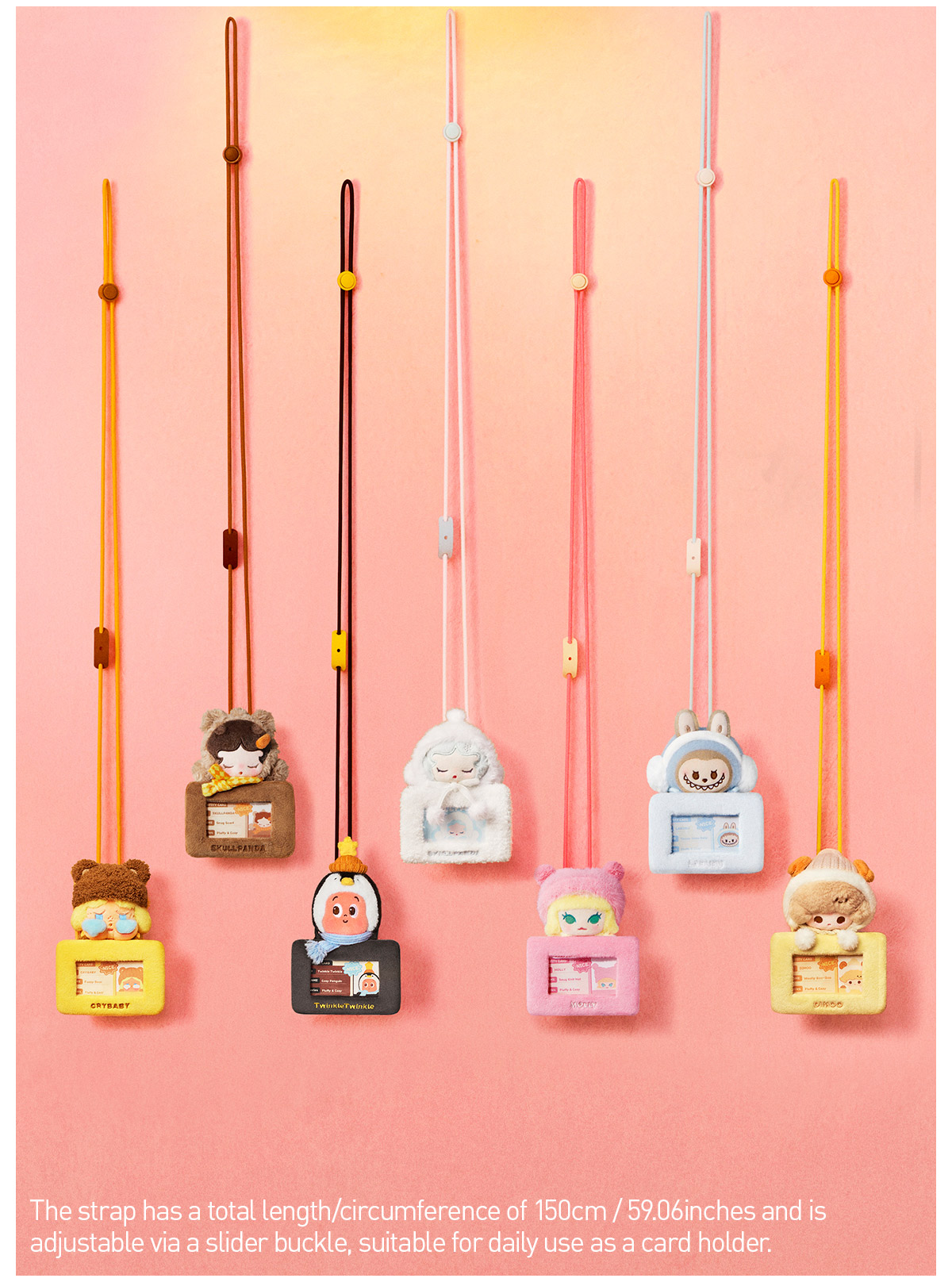 POP BEAN Fluffy & Cozy Series-Card Holder Pendant Blind Box - POP