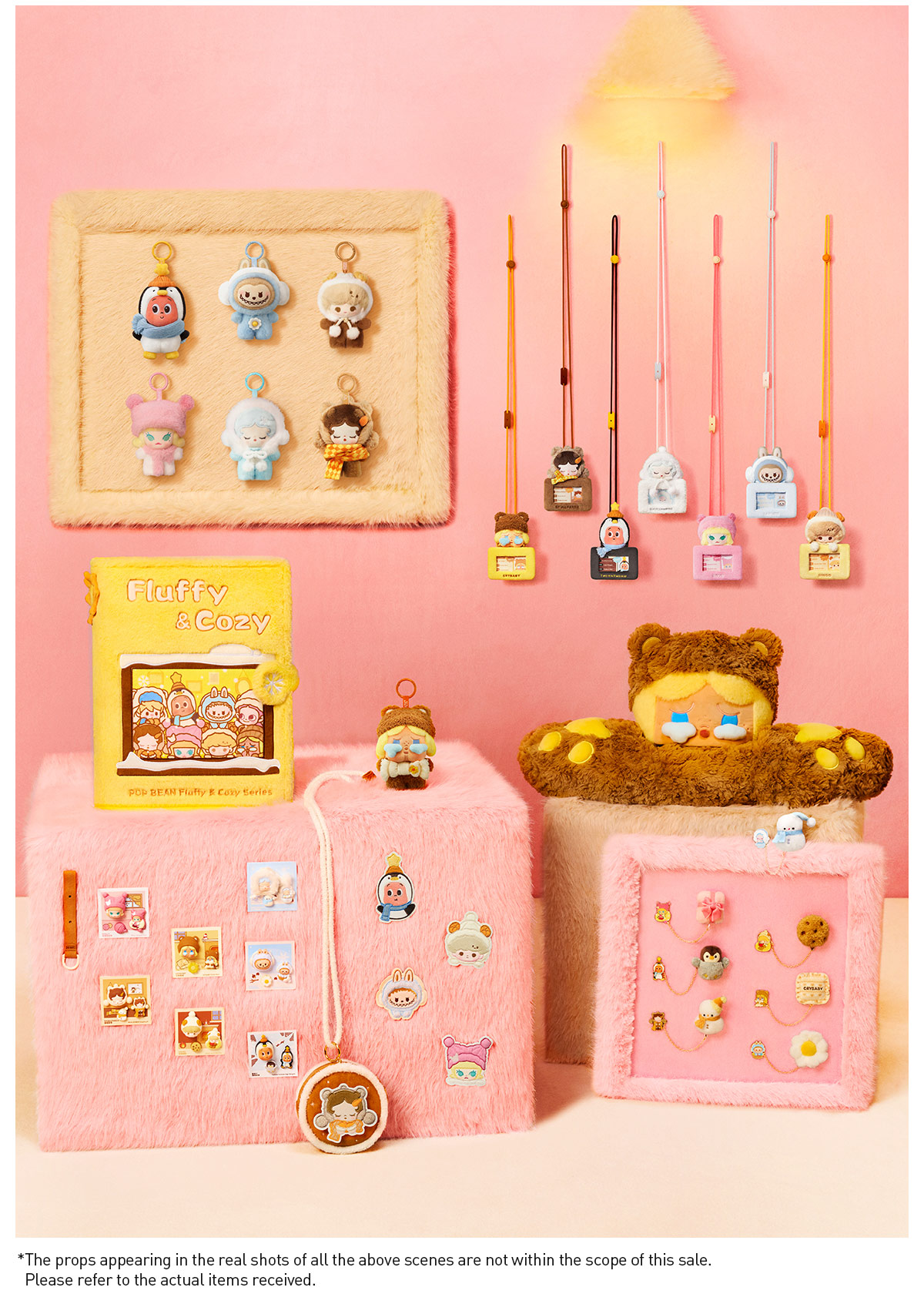 POP BEAN Fluffy & Cozy Series-Card Holder Pendant Blind Box - POP