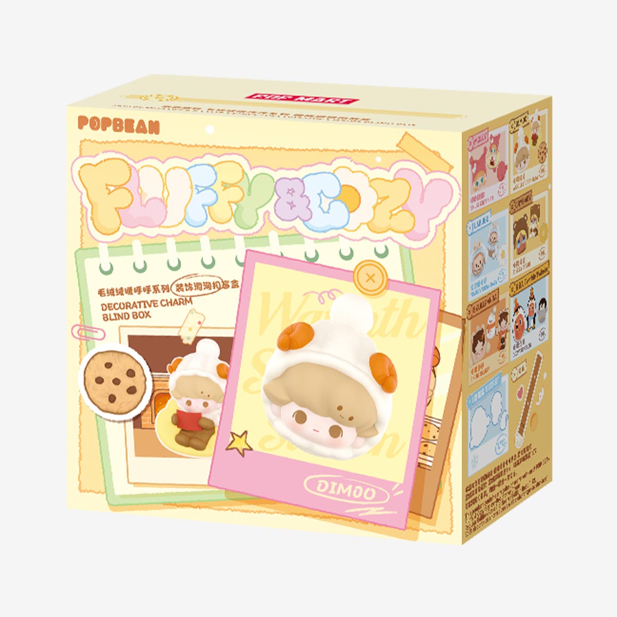 POPMART新作　POPBEAN Fluffy & Cozy アソート POP BEAN Fluffy & Cozy シリーズぬいぐるみペンダント - POP MART (Japan)