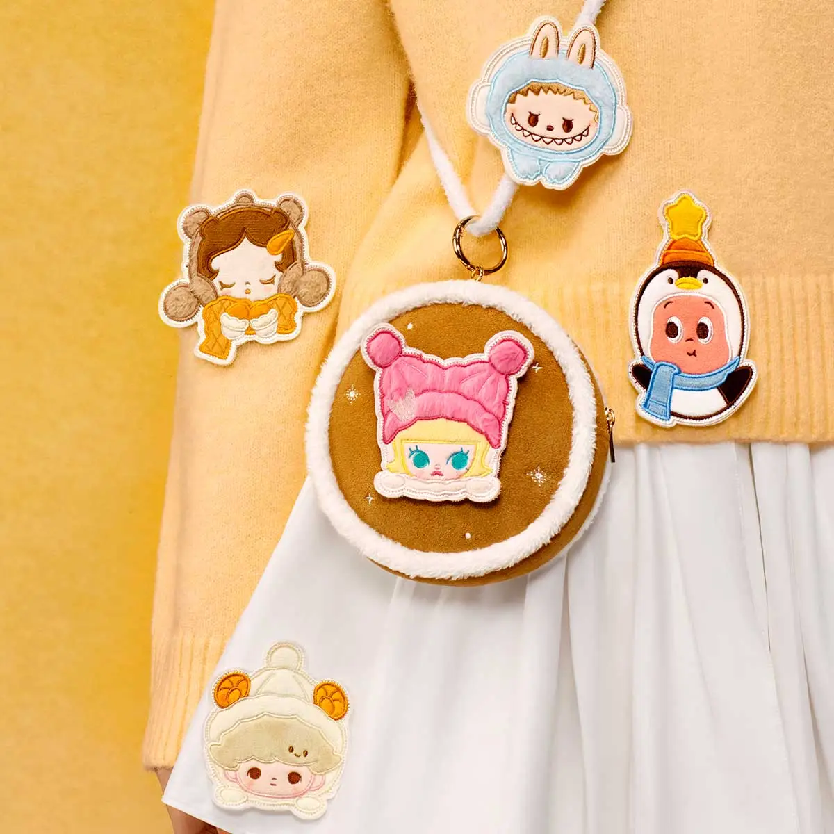 POP BEAN Fluffy & Cozy Series-Crossbody Bag