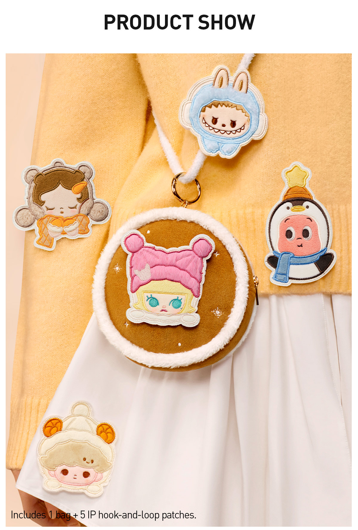 POP BEAN Fluffy & Cozy Series-Crossbody Bag - POP MART (Canada)
