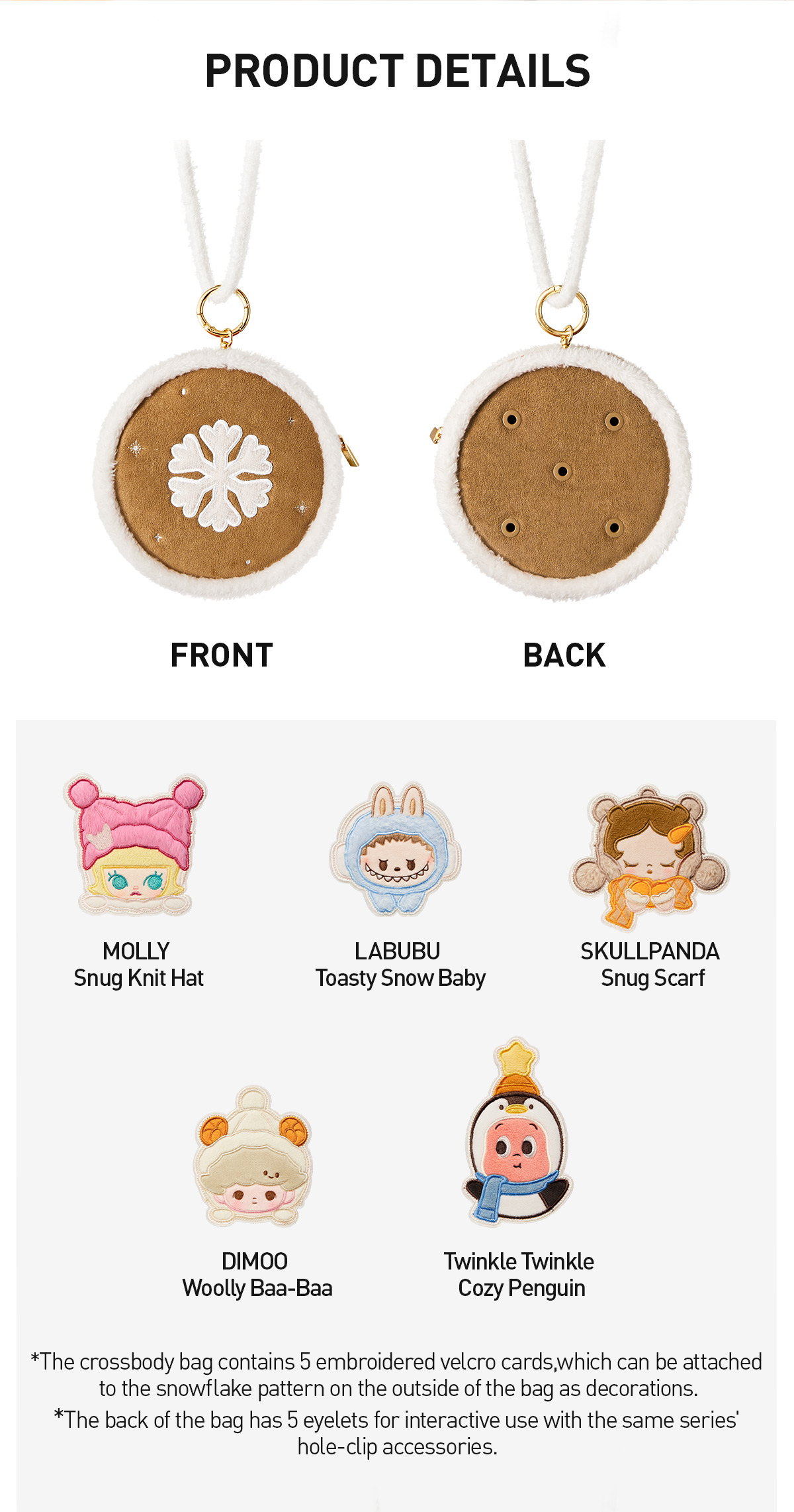 POP BEAN Fluffy & Cozy Series-Crossbody Bag - POP MART (Canada)