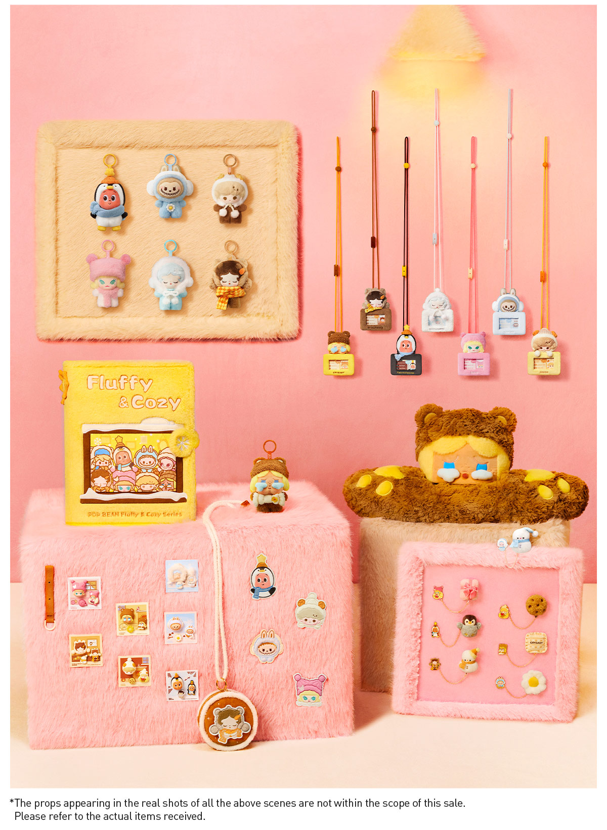POP NOW:POP BEAN Fluffy & Cozy Series-Decorative Charm Blind Box