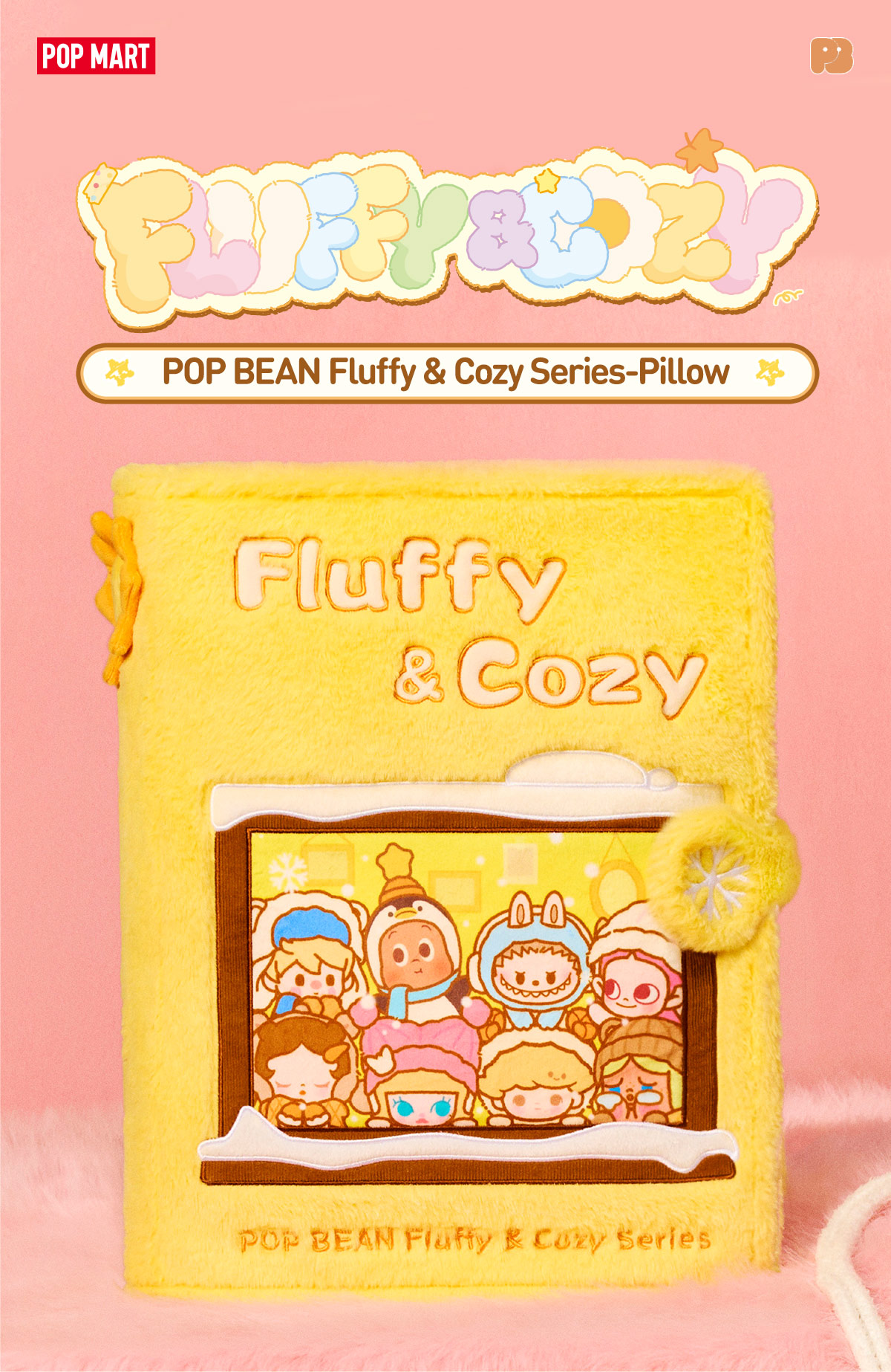 POP BEAN Fluffy & Cozy Series-Pillow - POP MART (United States)