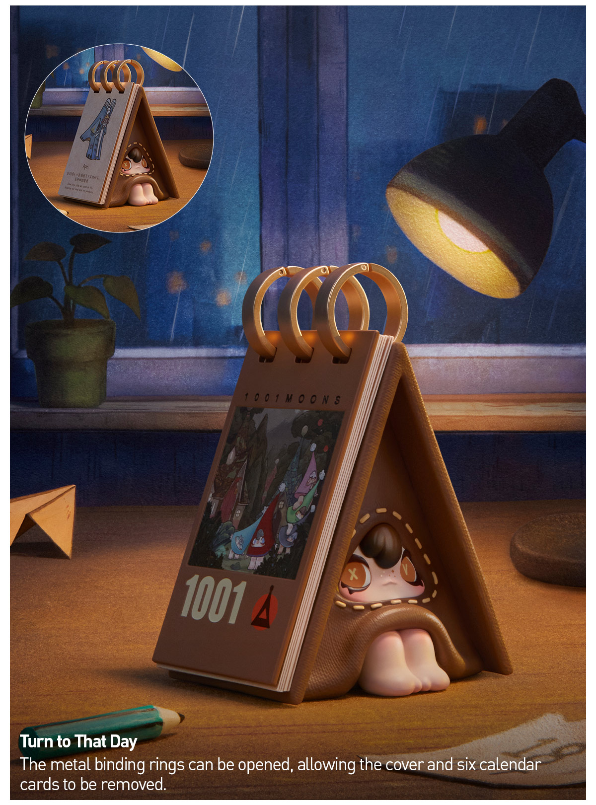 POP NOW:1001MOONS Where's the Elephant Slide Series Figures - POP