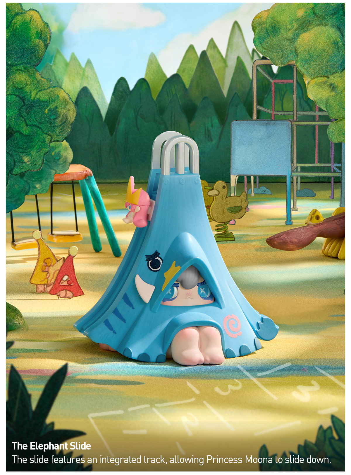 POP NOW:1001MOONS Where's the Elephant Slide Series Figures - POP
