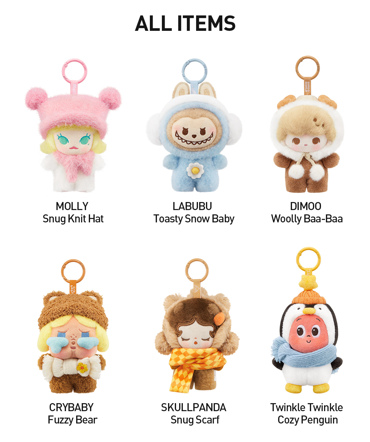 POP BEAN Fluffy & Cozy Series-Plush Pendant Blind Box - POP MART