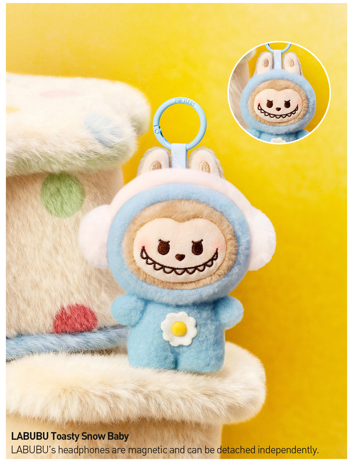 POP BEAN Fluffy & Cozy Series-Plush Pendant Blind Box - POP MART