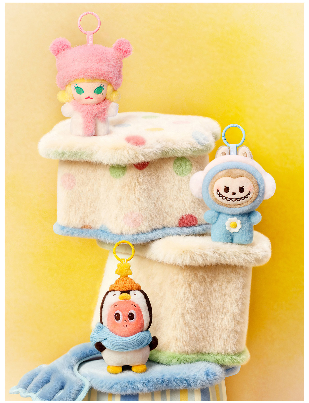 POP NOW:POP BEAN Fluffy & Cozy Series-Plush Pendant Blind Box