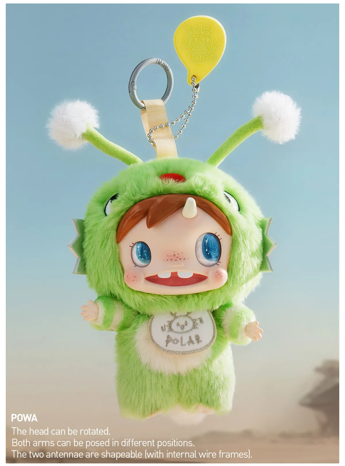 POP NOW:POLAR-Monster Baby Collection Series Plush Pendant Ver.1