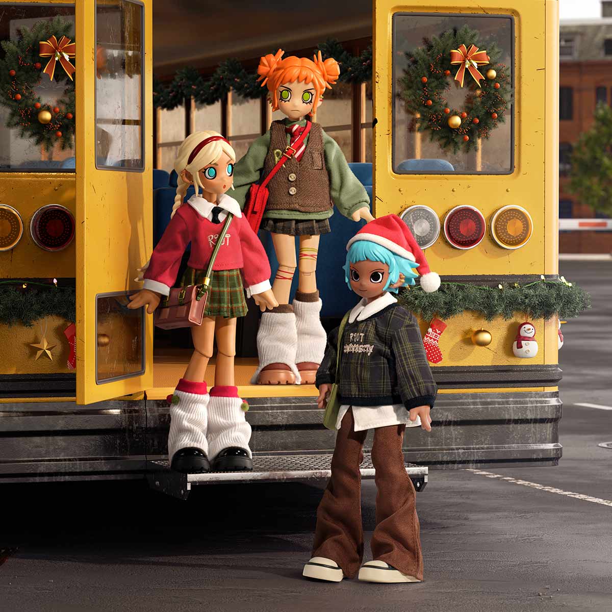 POPMART　Peach　Riot　WINTER　BREAK　 Gigi 単品 POPMART Peach Riot WINTER BREAK Gigi 単品 - メルカリ