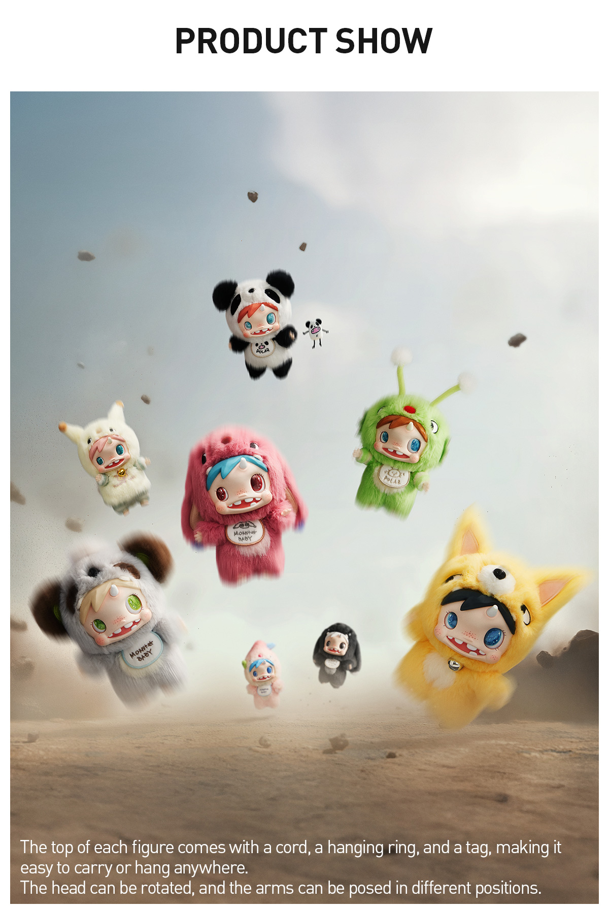 POLAR-Monster Baby Collection Series Plush Pendant Ver.1|POP MART