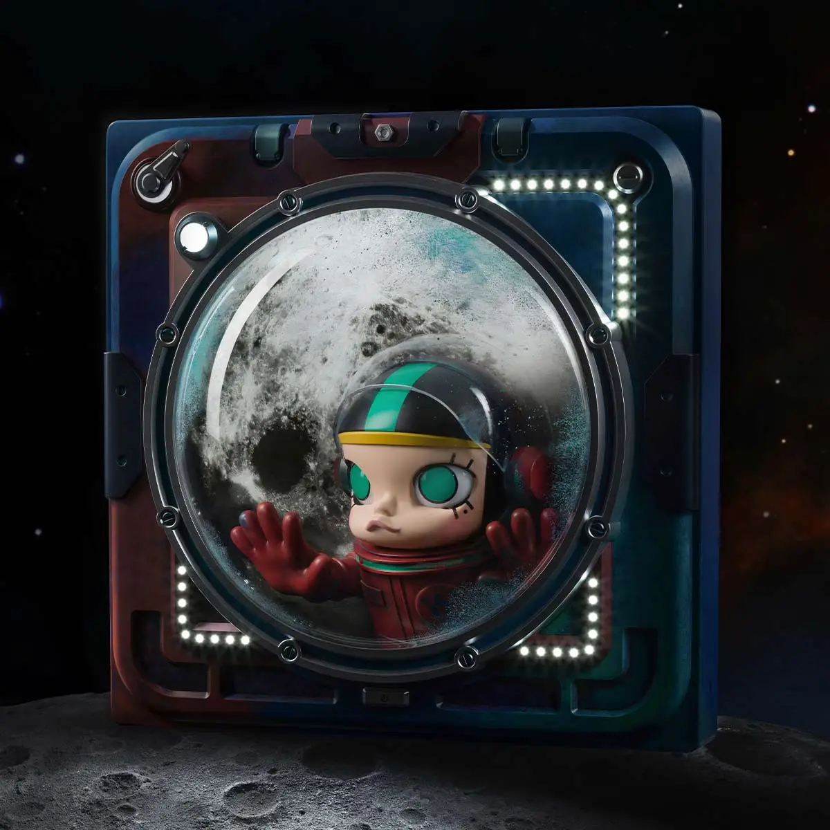 MEGA SPACE MOLLY Hello, Moon "IN SPACE" 3D Painting