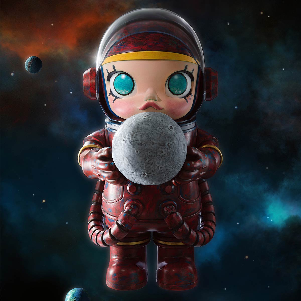 MEGA SPACE MOLLY 1000% Hello,Moon - POP MART (United States)