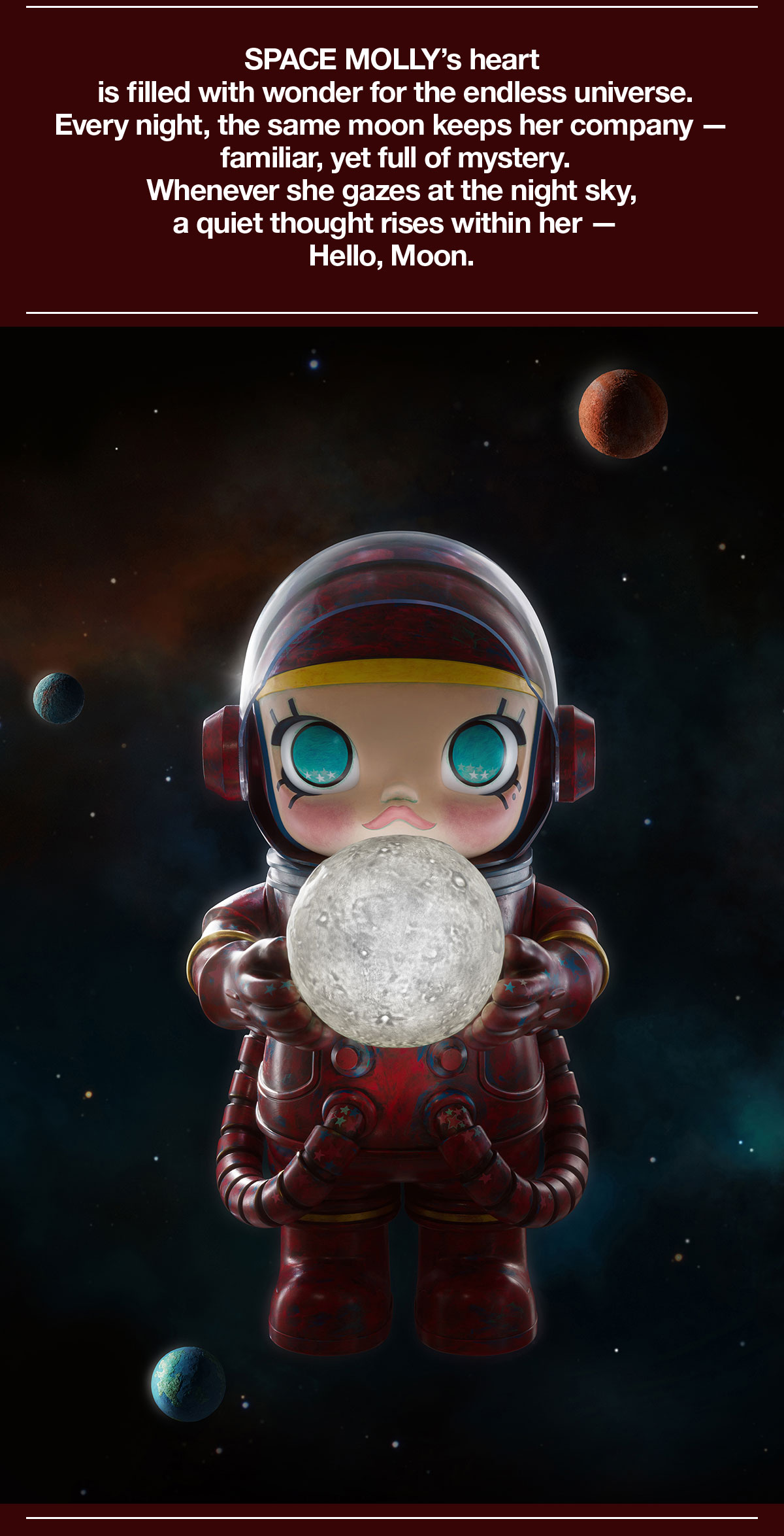 MEGA SPACE MOLLY 1000% Hello,Moon - POP MART (United States)