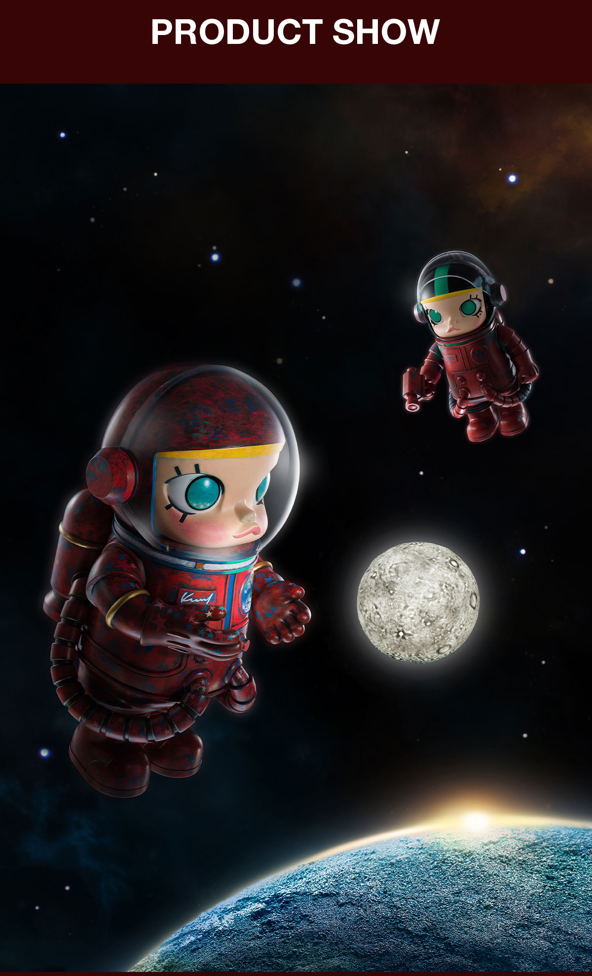 MEGA SPACE MOLLY 1000% Hello,Moon - POP MART (United States)