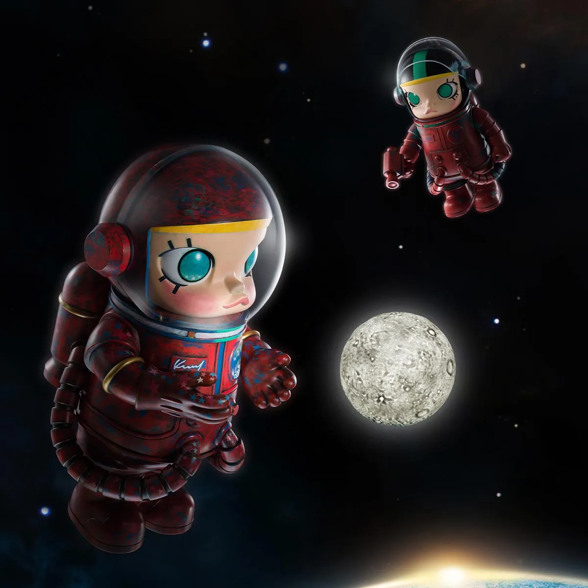 MEGA SPACE MOLLY 400% Hello,Moon - POP MART (United States)