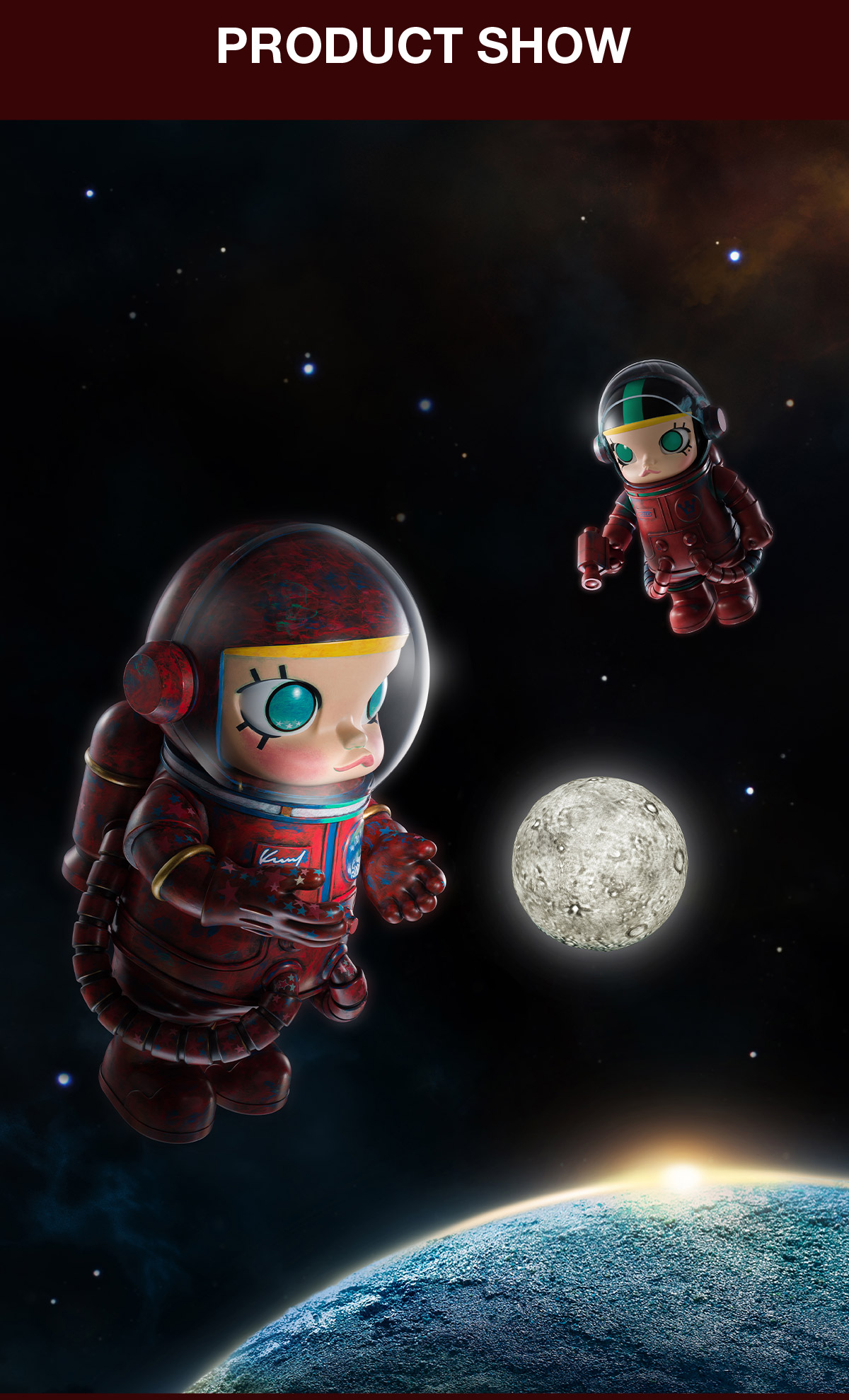 MEGA SPACE MOLLY 400% Hello,Moon - POP MART (United States)