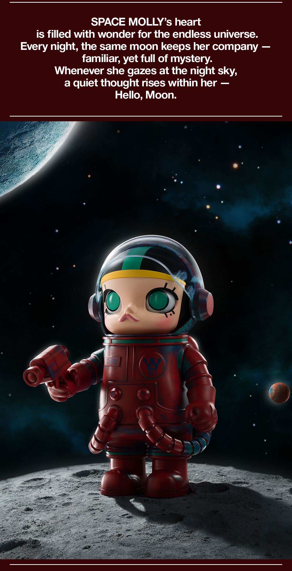 MEGA SPACE MOLLY 400% Hello,Moon - POP MART (United States)