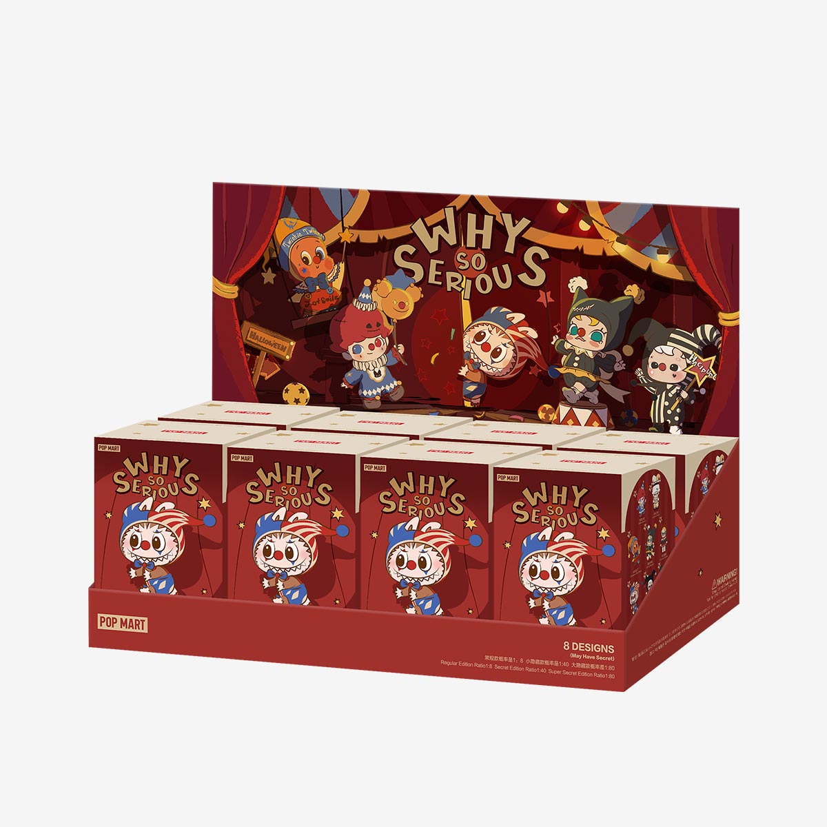 WHY SO SERIOUS Series-Vinyl Plush Pendant Blind Box - POP MART