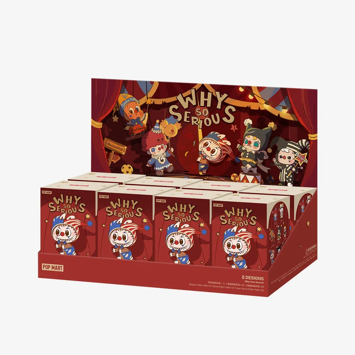WHY SO SERIOUS Series-Vinyl Plush Pendant Blind Box - POP MART 