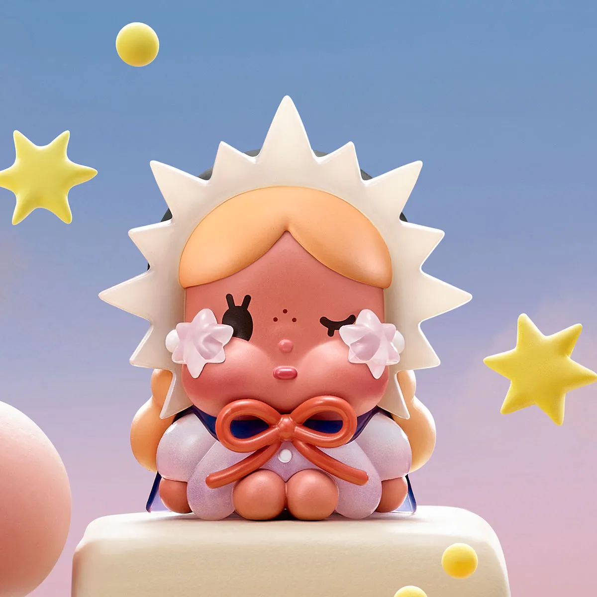 CRYBABY CRYING TO THE MOON-SITTING SERIES FIGURES - POP MART 
