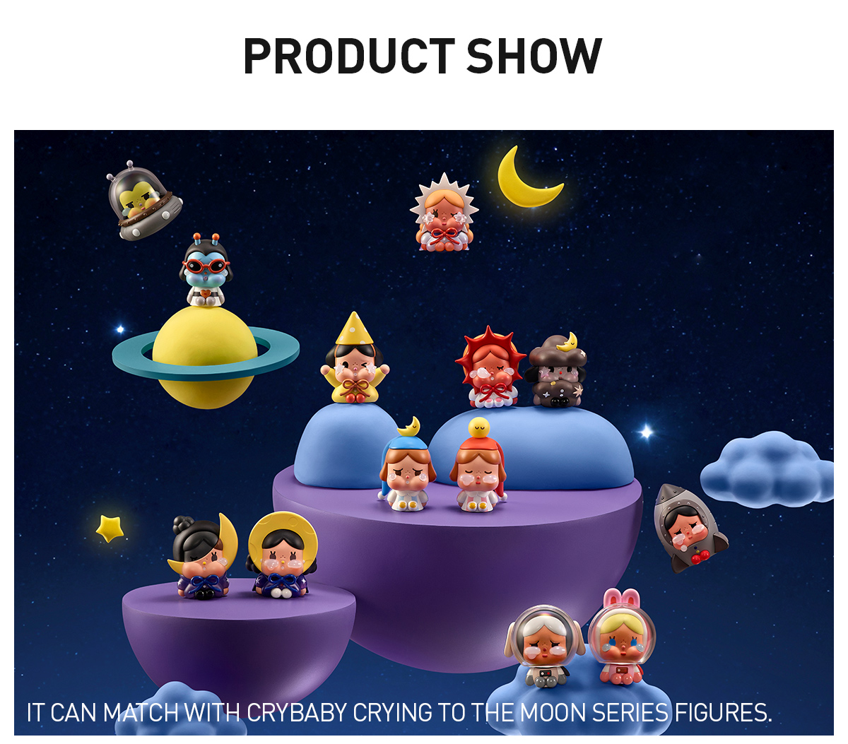 CRYBABY CRYING TO THE MOON-SITTING SERIES FIGURES|POP MART US Official