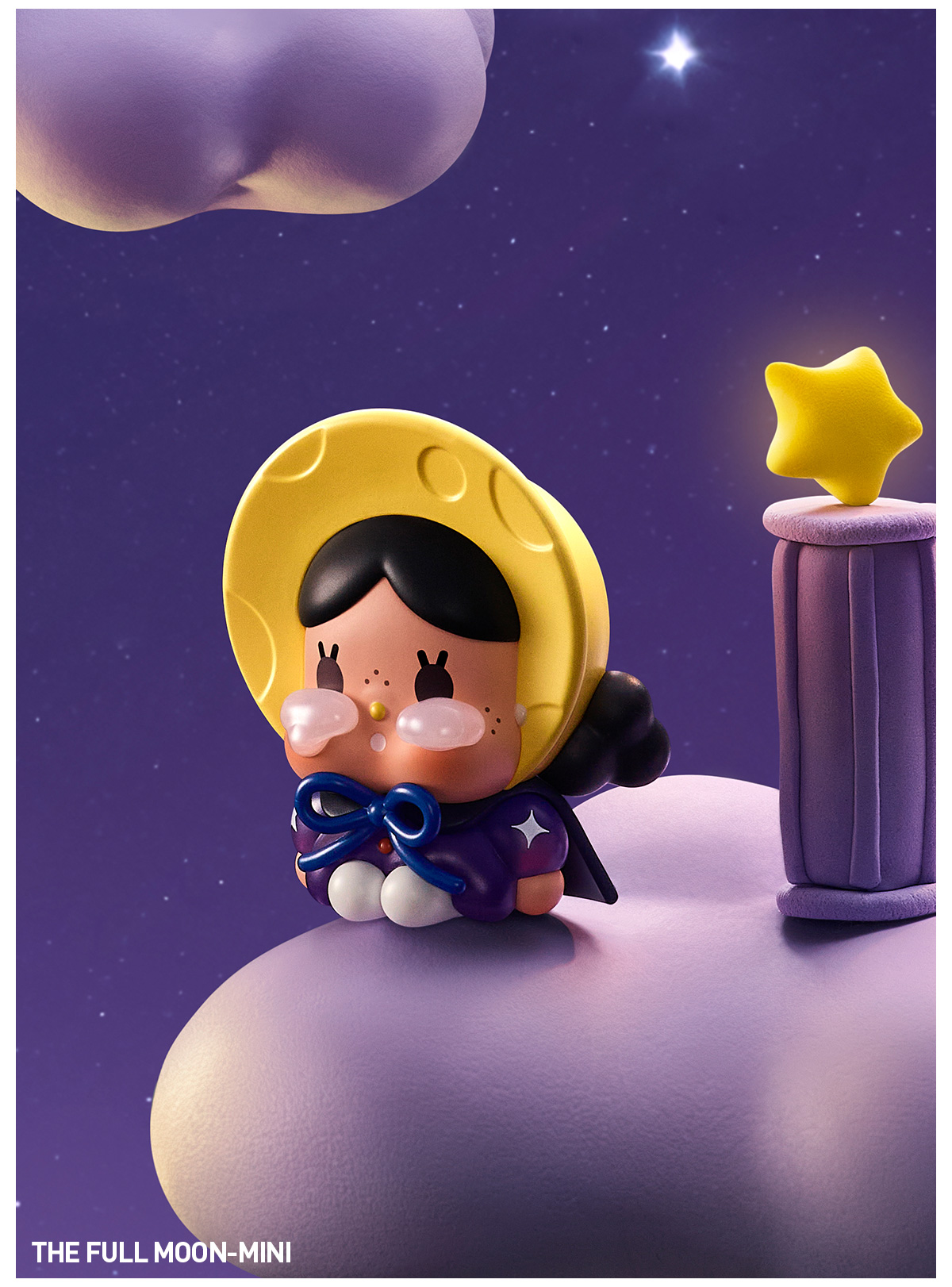 CRYBABY CRYING TO THE MOON-SITTING SERIES FIGURES - POP MART