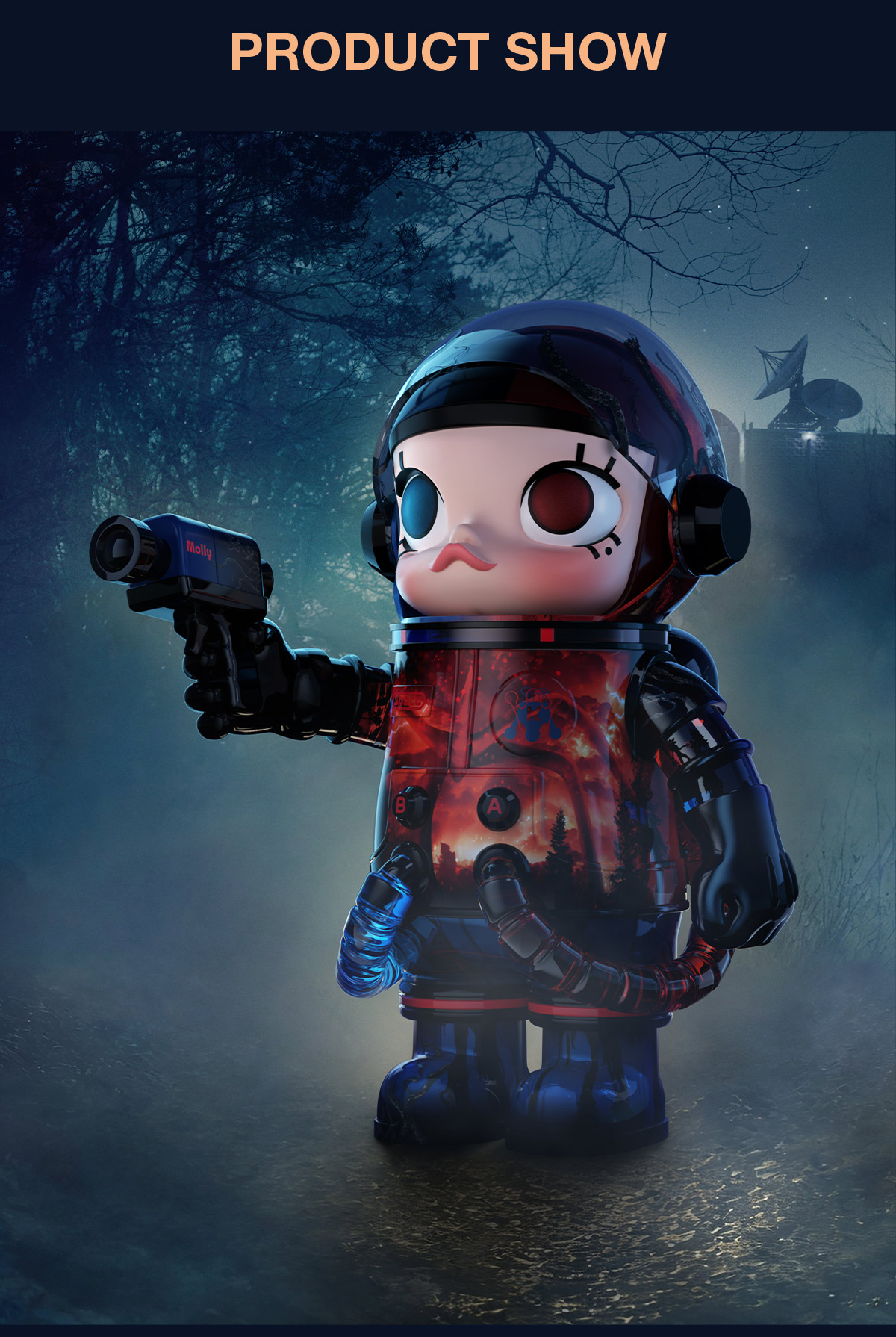 MEGA SPACE MOLLY 400% Stranger Things - POP MART (United States)