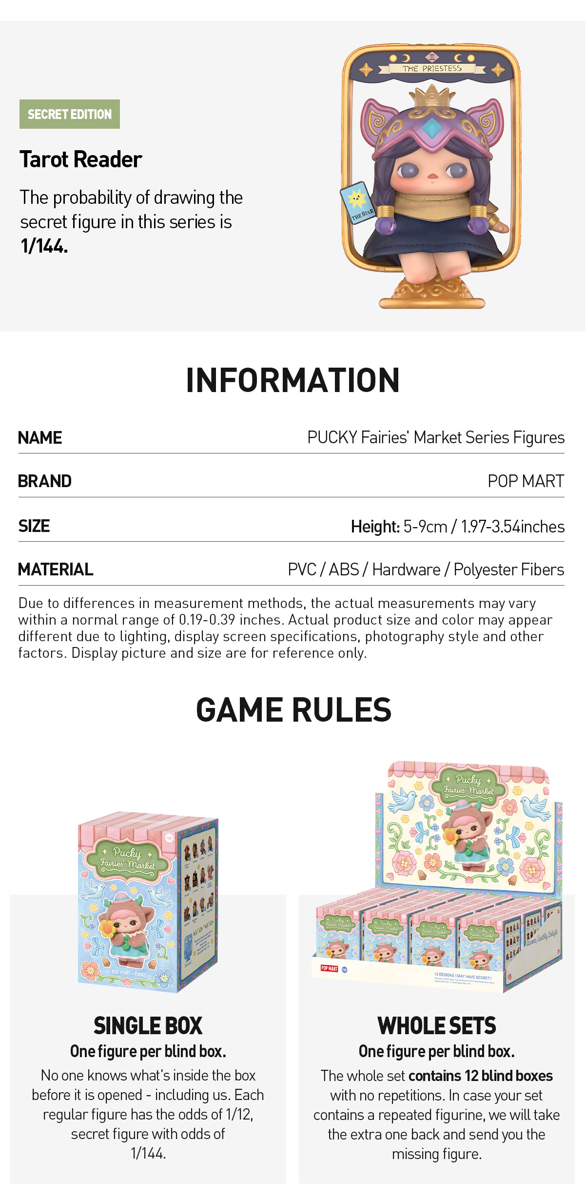 PUCKY Fairies' Market Series Figures - POP MART (Canada)
