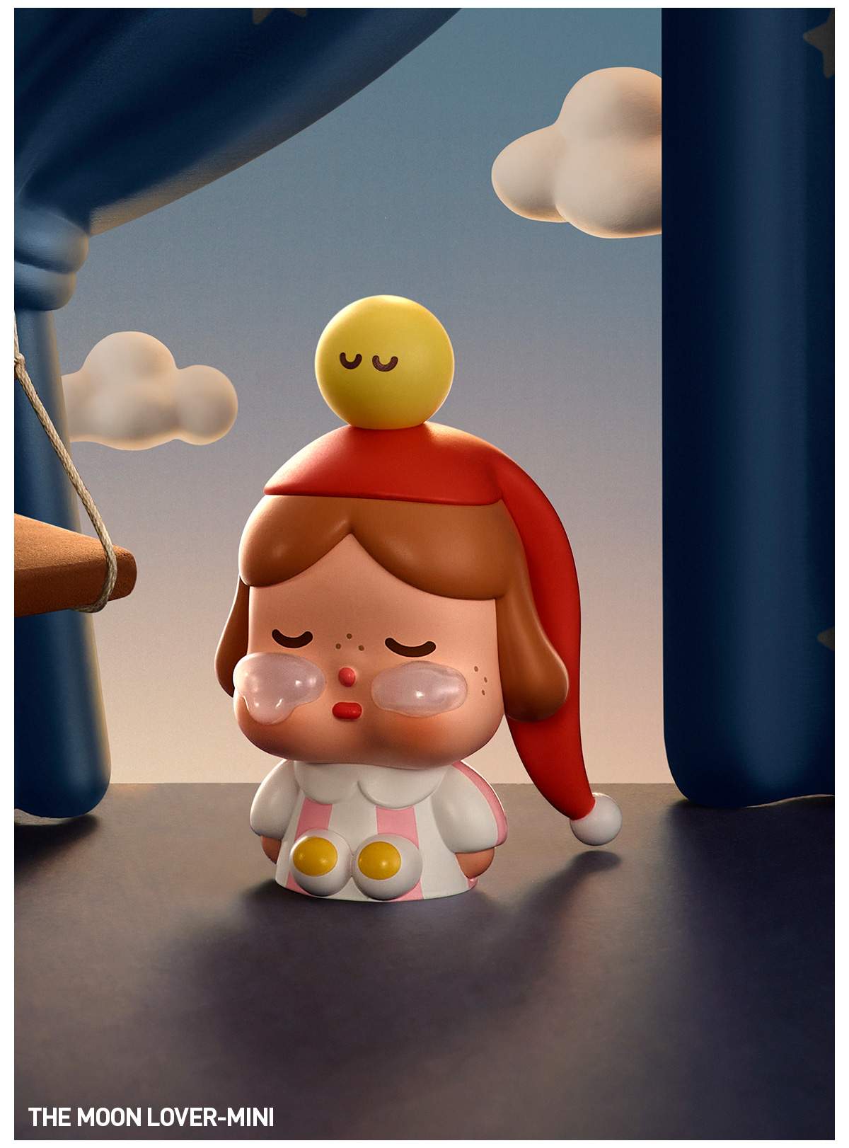 POP NOW:CRYBABY CRYING TO THE MOON-SITTING SERIES FIGURES - POP