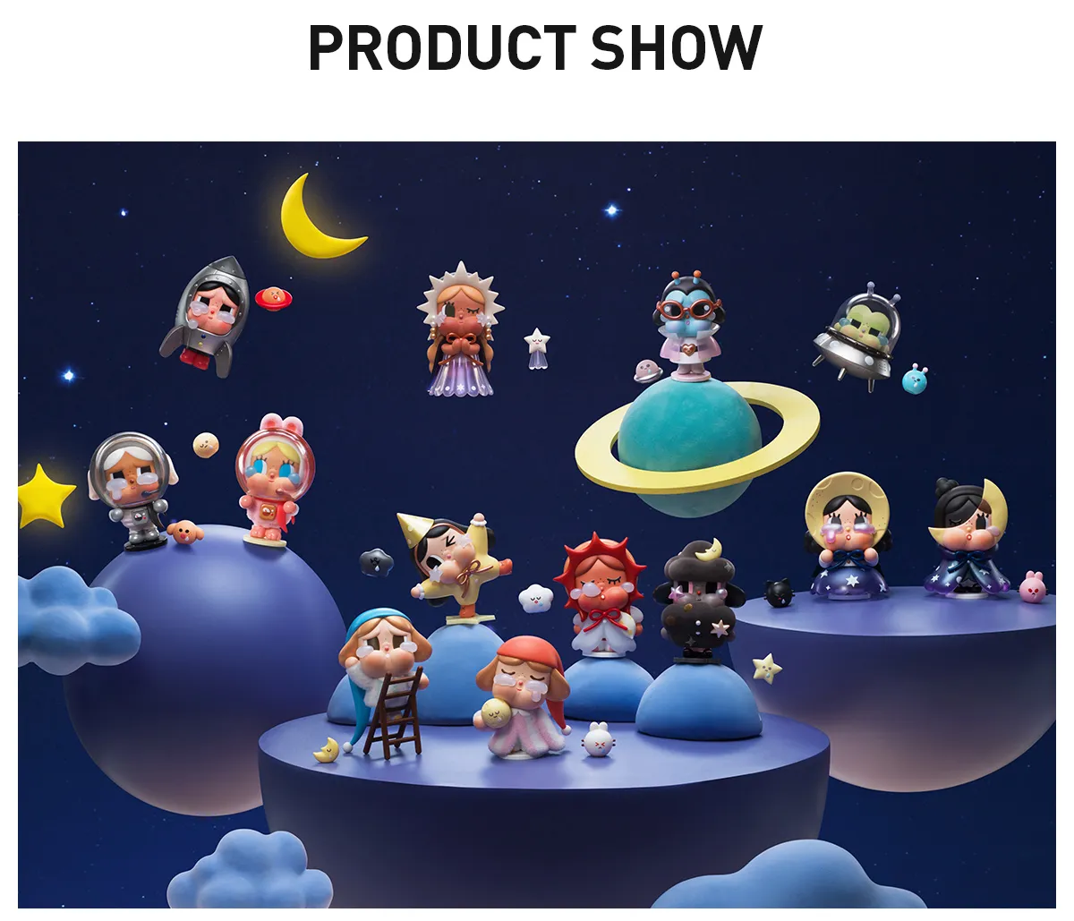 POP NOW:CRYBABY CRYING TO THE MOON SERIES FIGURES - POP MART 