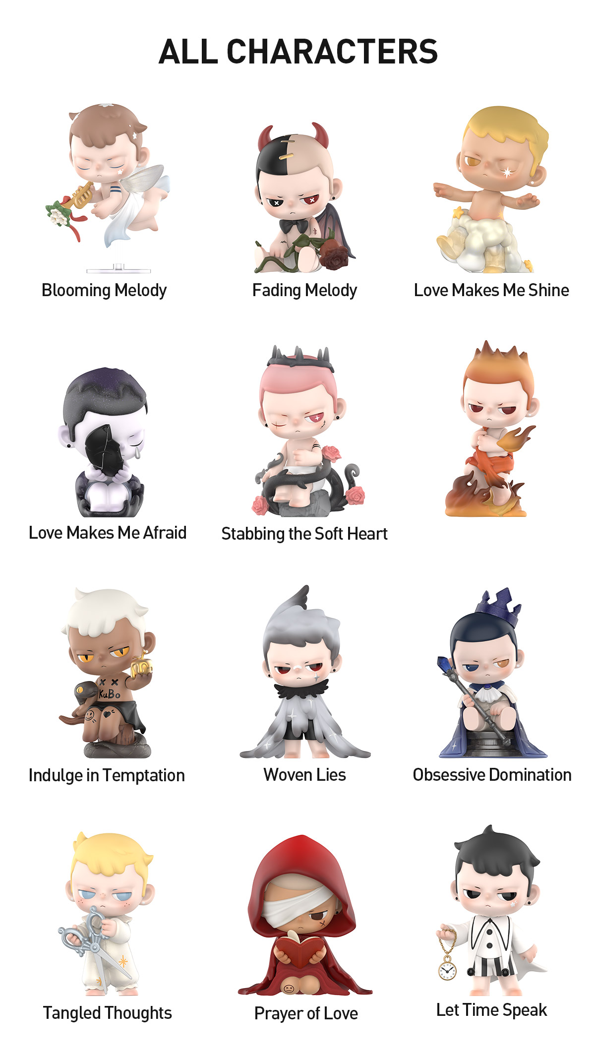 POP NOW:KUBO Angel's Poem Series Figures - POP MART (United States)