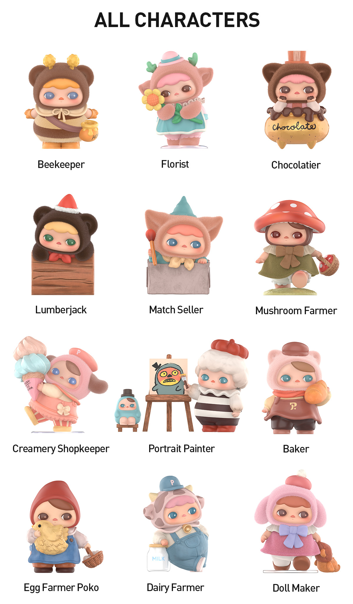 POP NOW:PUCKY Fairies' Market Series Figures - POP MART (United