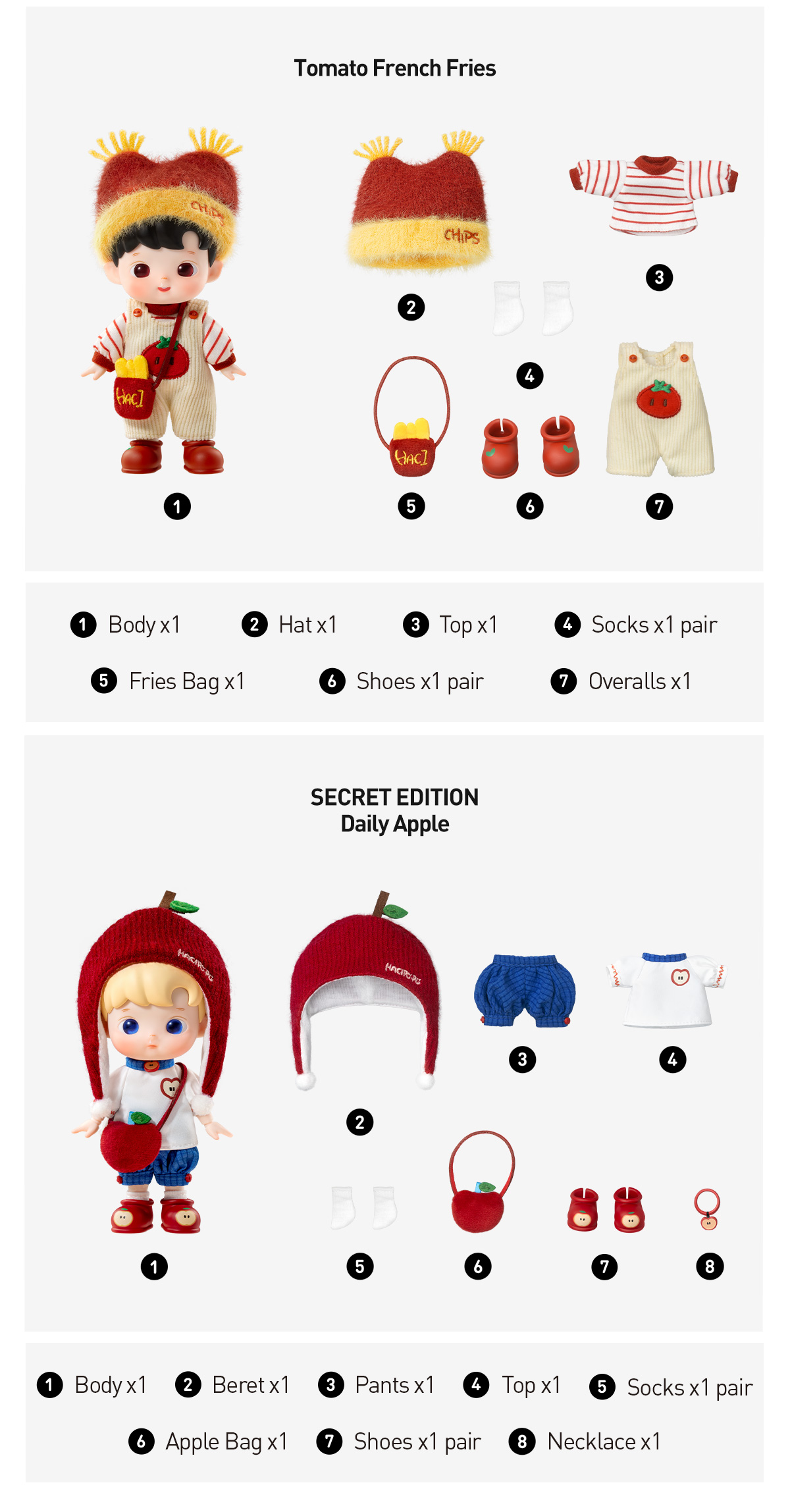 HACIPUPU Little Foodie Series 1/12 Action Figure - POP MART (Mexico)
