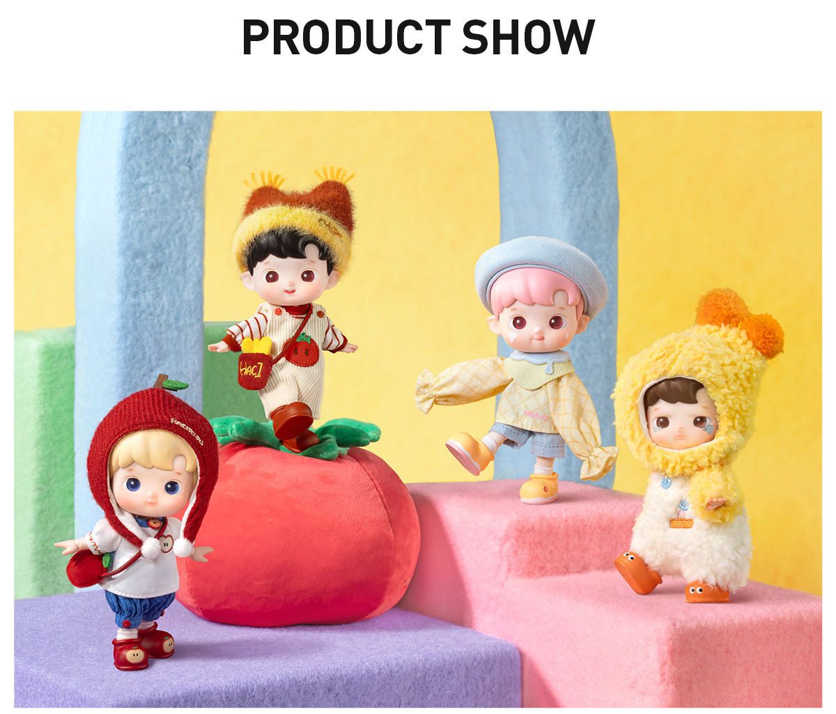 POP NOW:HACIPUPU Little Foodie Series 1/12 Action Figure - POP