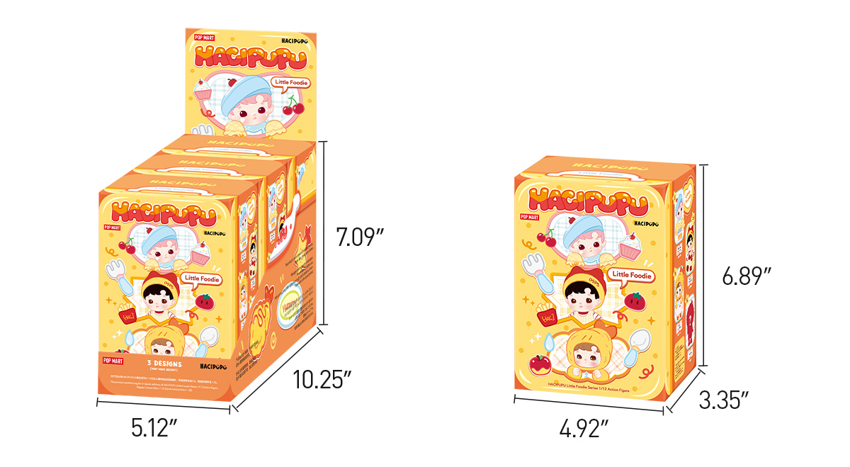 POP NOW:HACIPUPU Little Foodie Series 1/12 Action Figure - POP