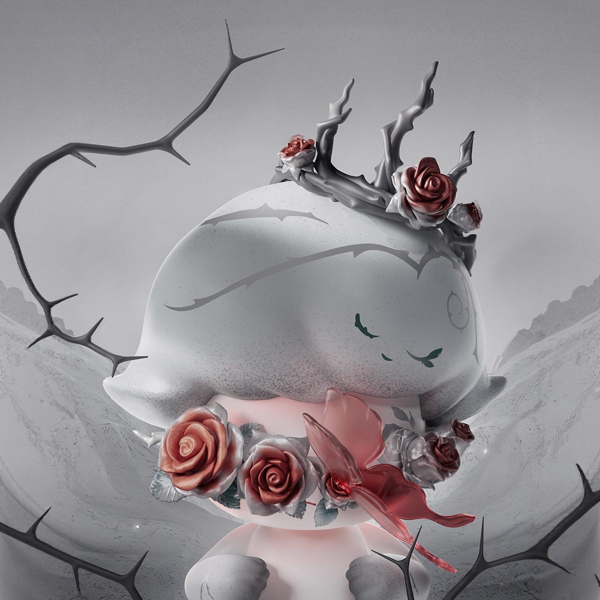 MEGA JUST DIMOO 400% Thorns - POP MART (United States)