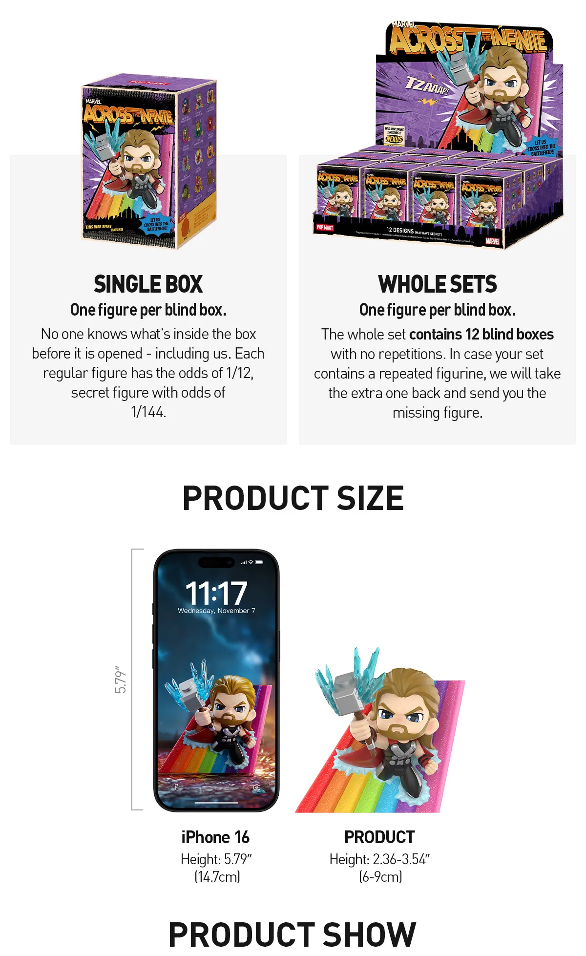 POP NOW:Marvel Across the Infinite Series Figures - POP MART 